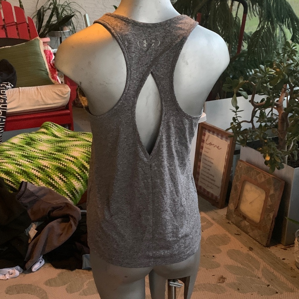 Under Armour Charcoal Racerback Tank Top